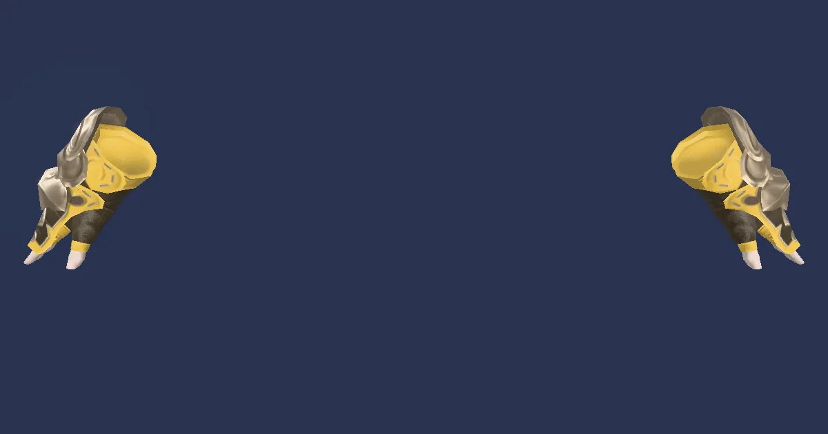 Temple Gloves - 3D render