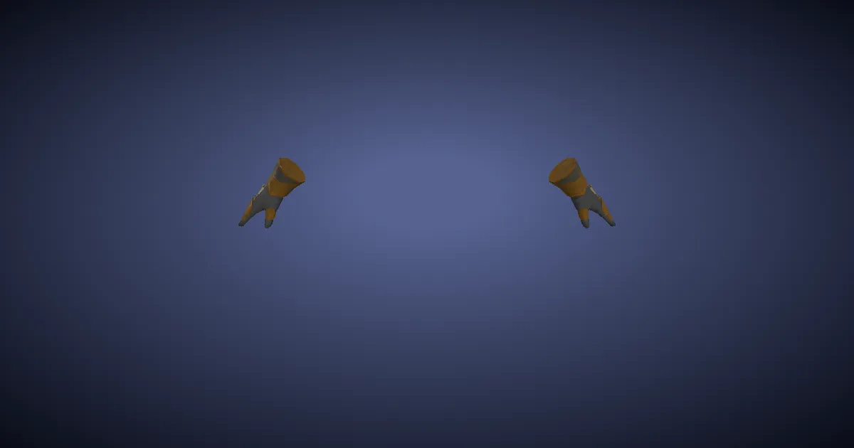 Daystar Gloves - 3D render