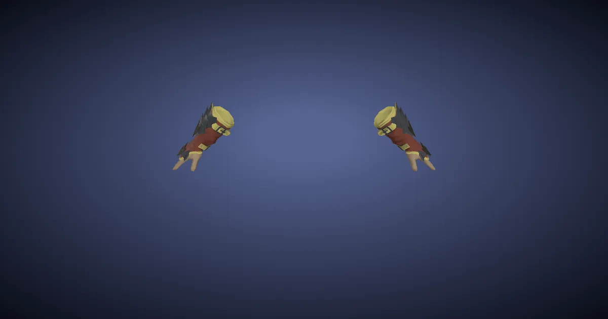 Titanium Vambraces of Maiming - 3D render