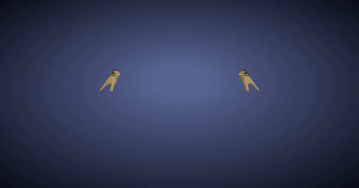 Archaeoskin Gloves of Striking - 3D render