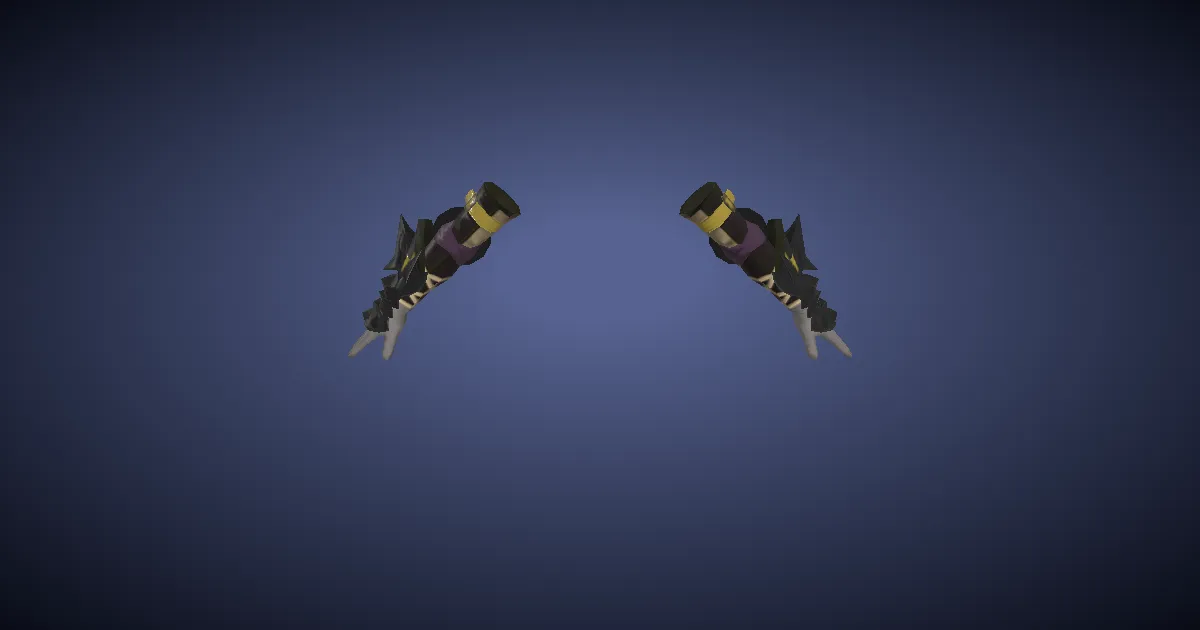 Dhalmelskin Armguards of Scouting - 3D render