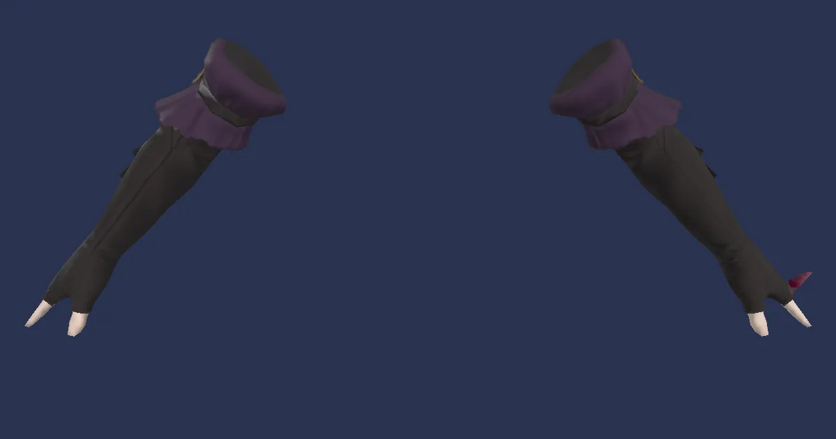 Tigerskin Armguards of Casting - 3D render