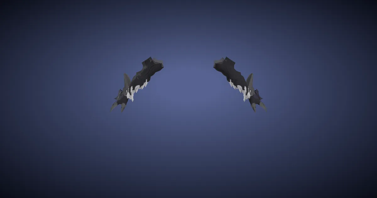 Augmented Nightsteel Gauntlets of Maiming - 3D render