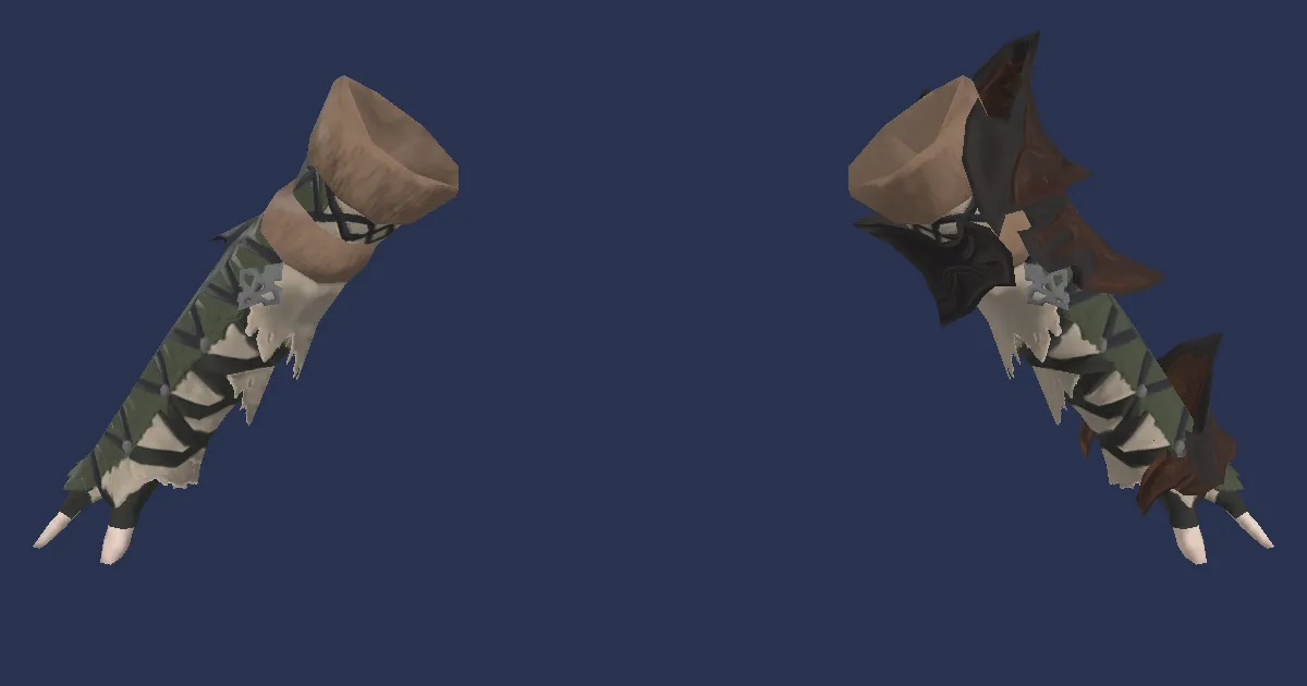 Augmented Slothskin Gloves of Aiming - 3D render