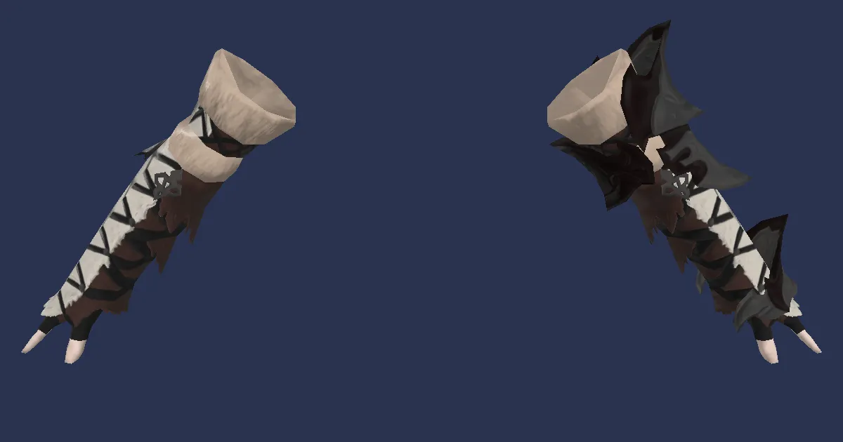 Augmented Slothskin Gloves of Scouting - 3D render