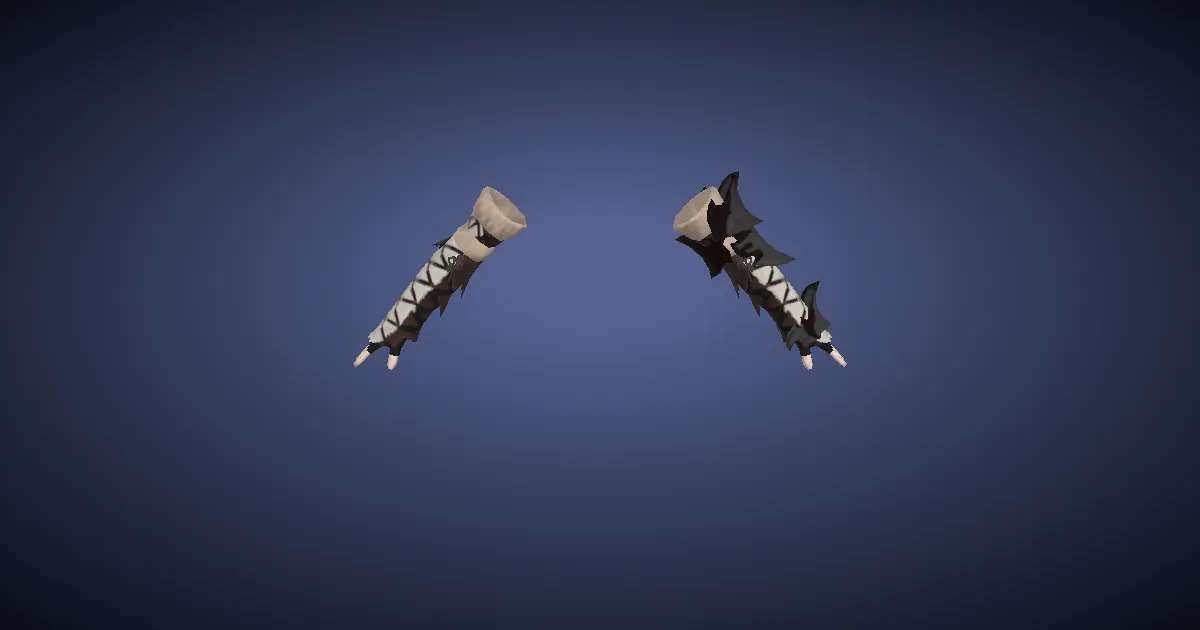 Augmented Slothskin Gloves of Scouting - 3D render