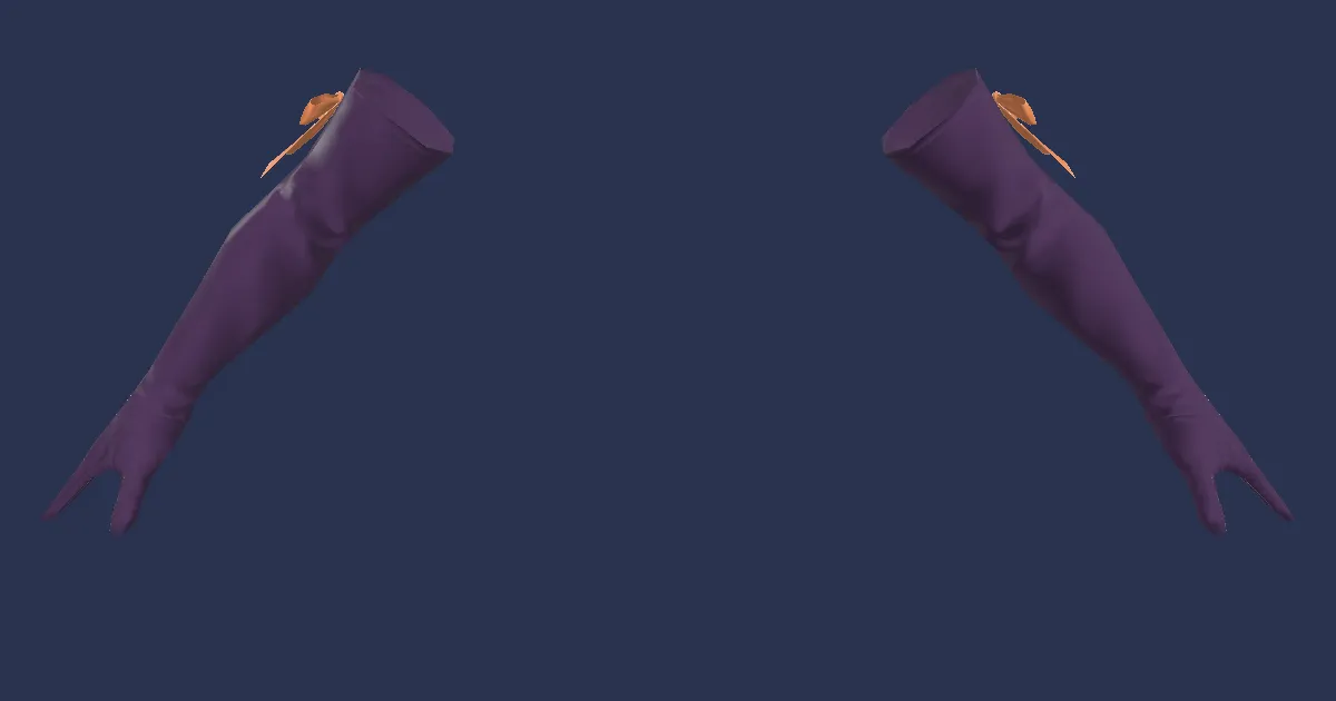 Witch's Gloves - 3D render