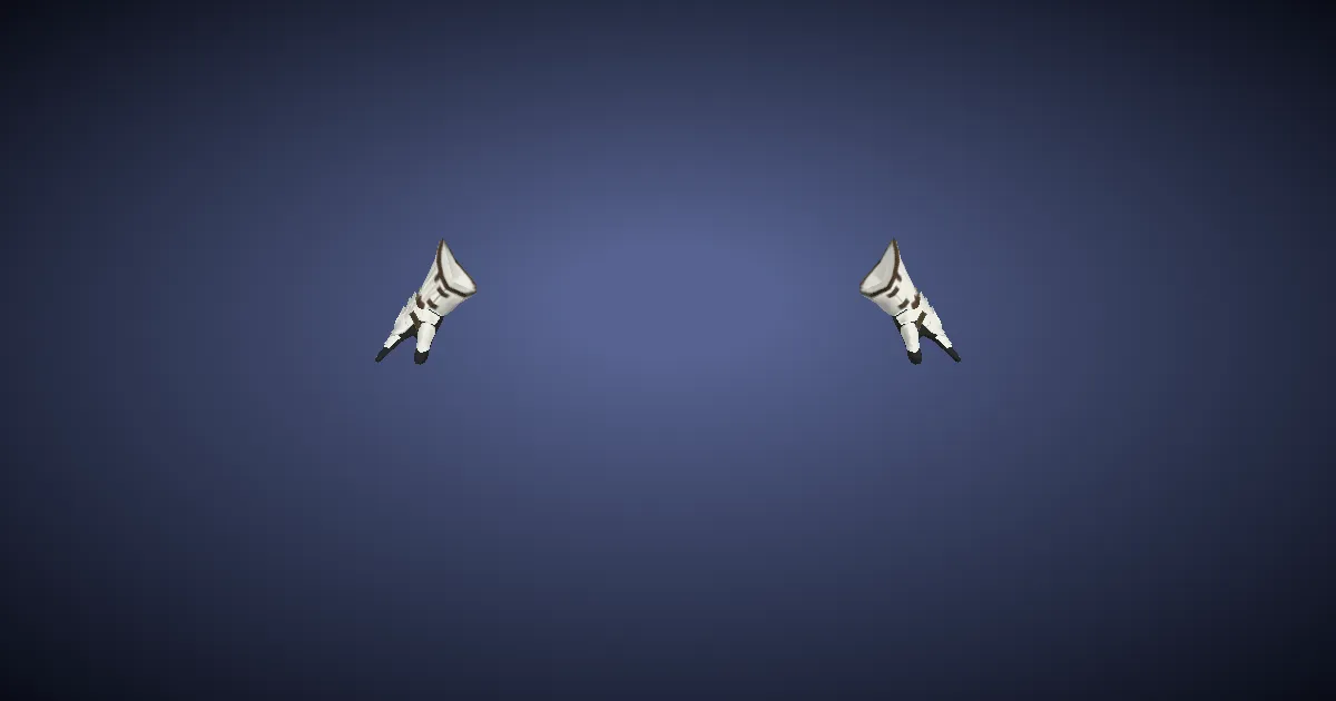 Rendu 3D de Gantelets de spadassin vieillis
