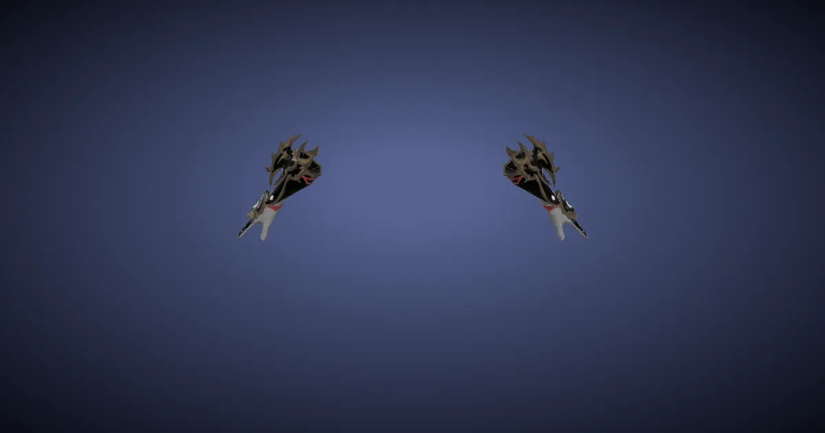 3D-Ansicht von Antiquierte Tekko der Kagekakushi