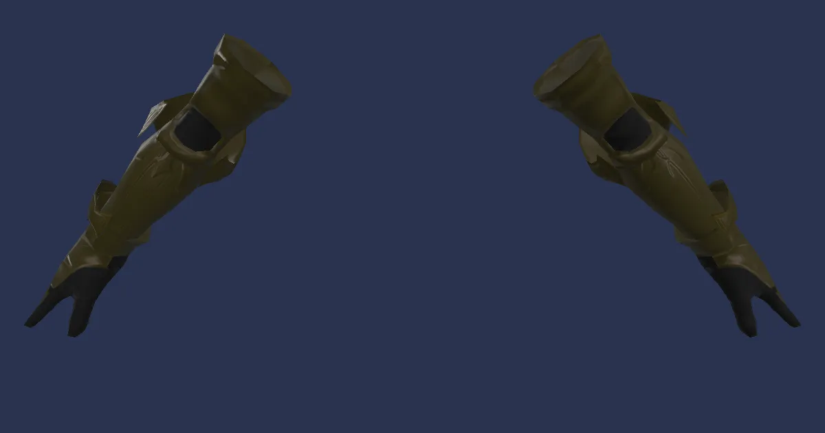 Bluespirit Gauntlets of Maiming - 3D render