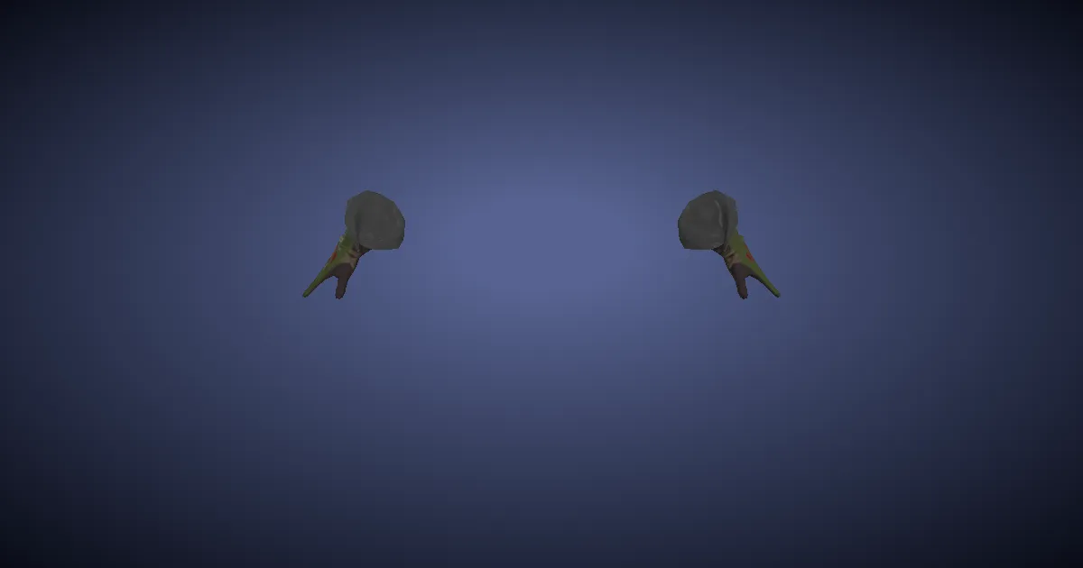 Smilodonskin Gloves of Maiming - 3D render