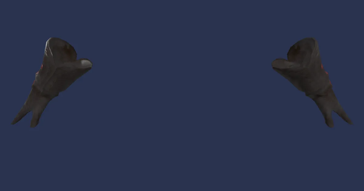 Gaganaskin Gloves of Aiming - 3D render