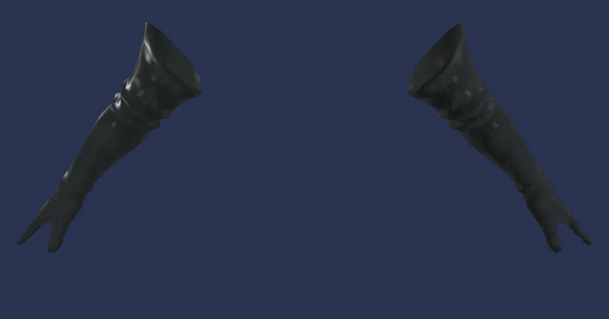 Luncheon Toadskin Gloves of Scouting - 3D render