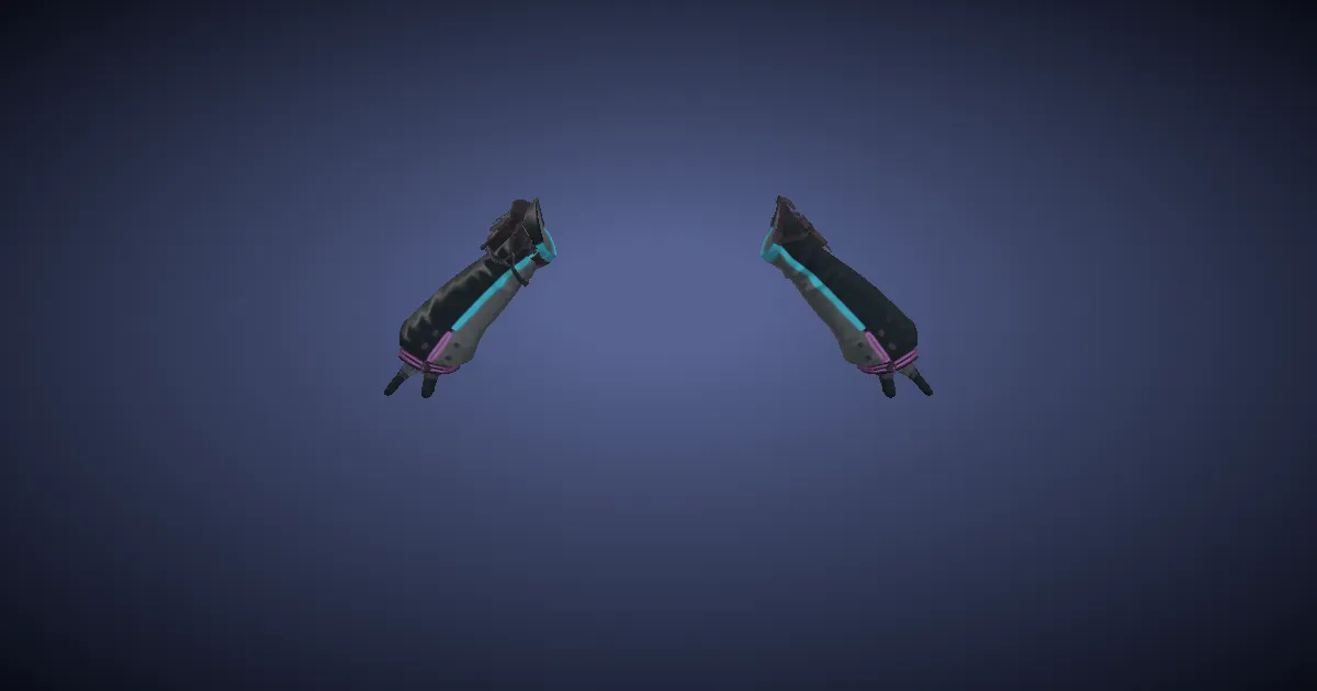 Saigaskin Armguards of Casting - 3D render