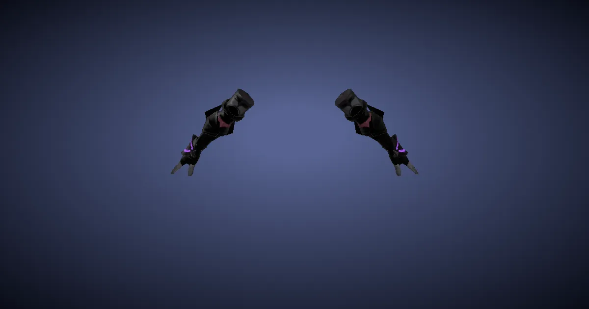 Ra'Kaznar Gauntlets of Fending - 3D render