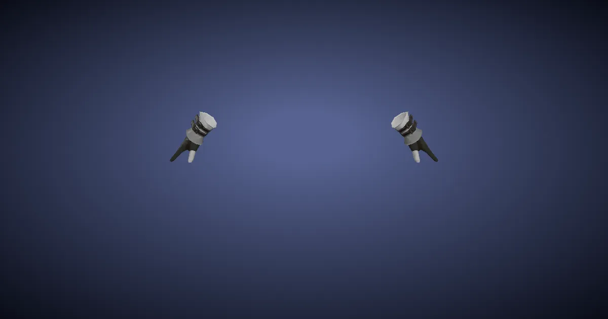 Loboskin Gloves - 3D render