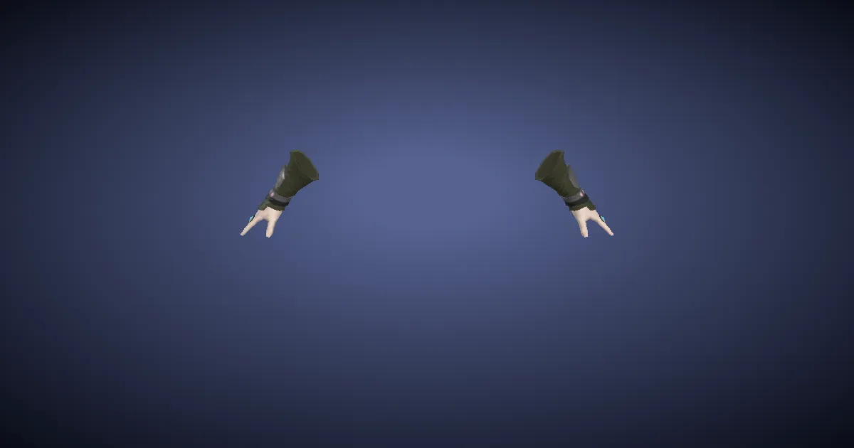 Br'aaxskin Armlets of Scouting - 3D render