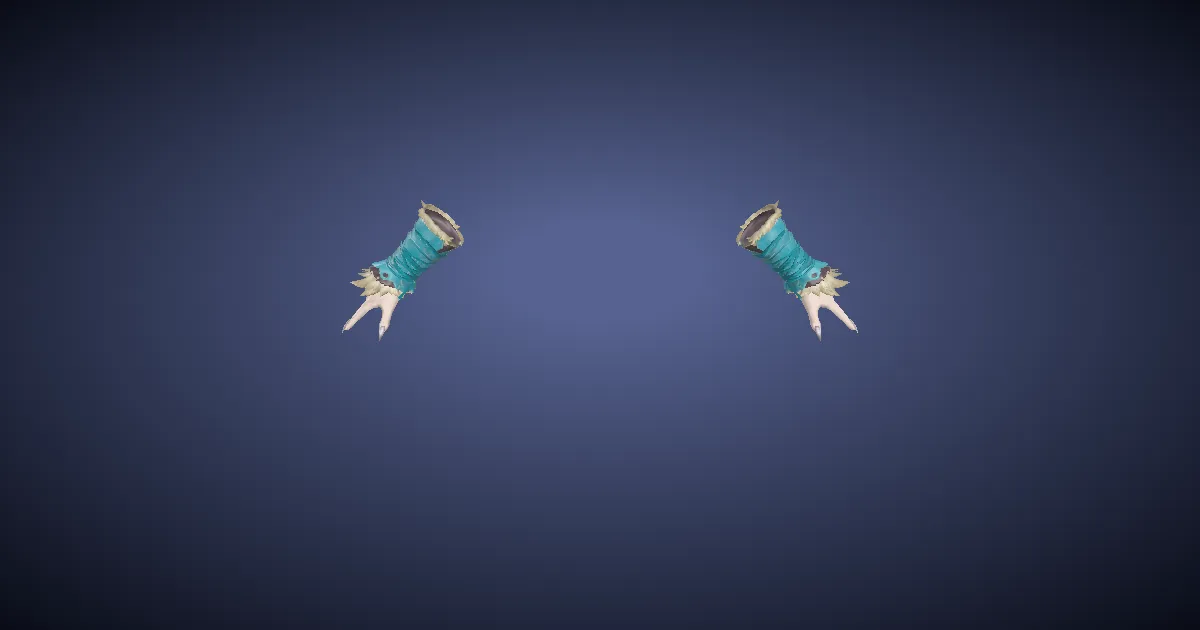 Arcanaut's Armlets of Maiming +1 - 3D render