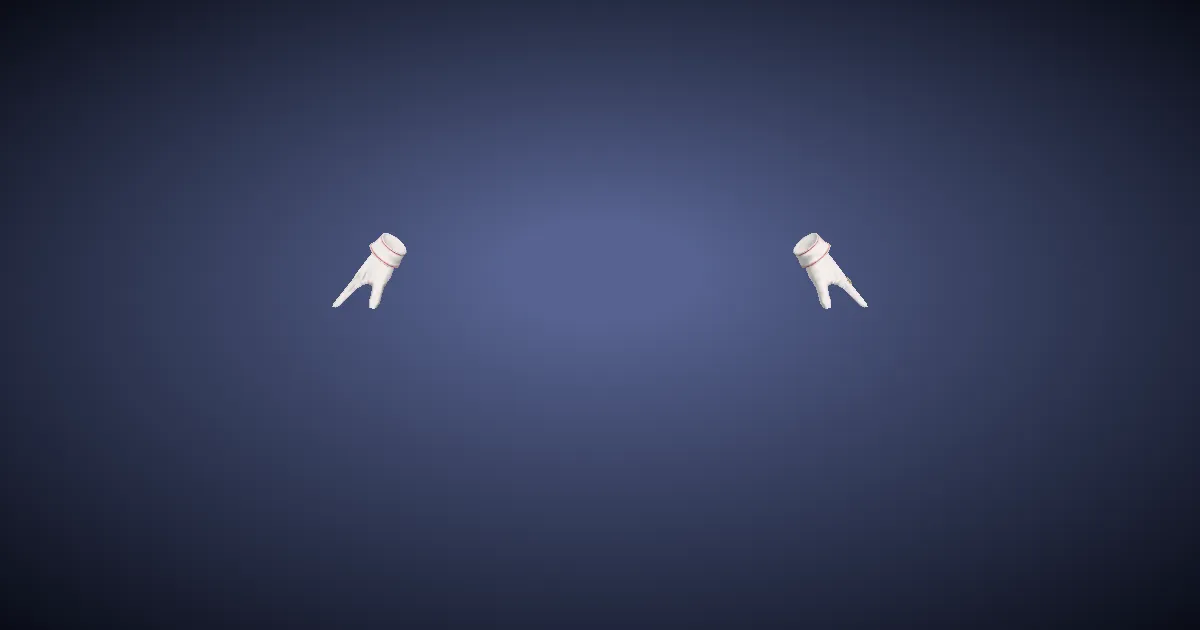 3D-Ansicht von Arkanaut-Handschuhe des Zielens +1
