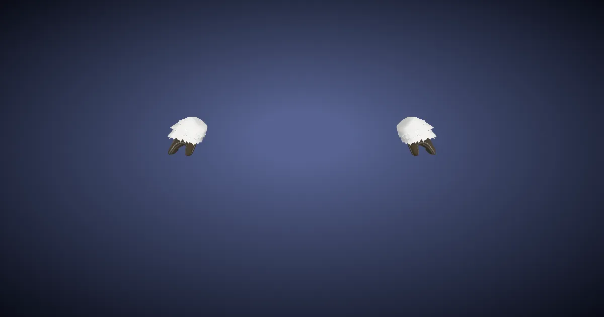 Reindeer Gloves - 3D render