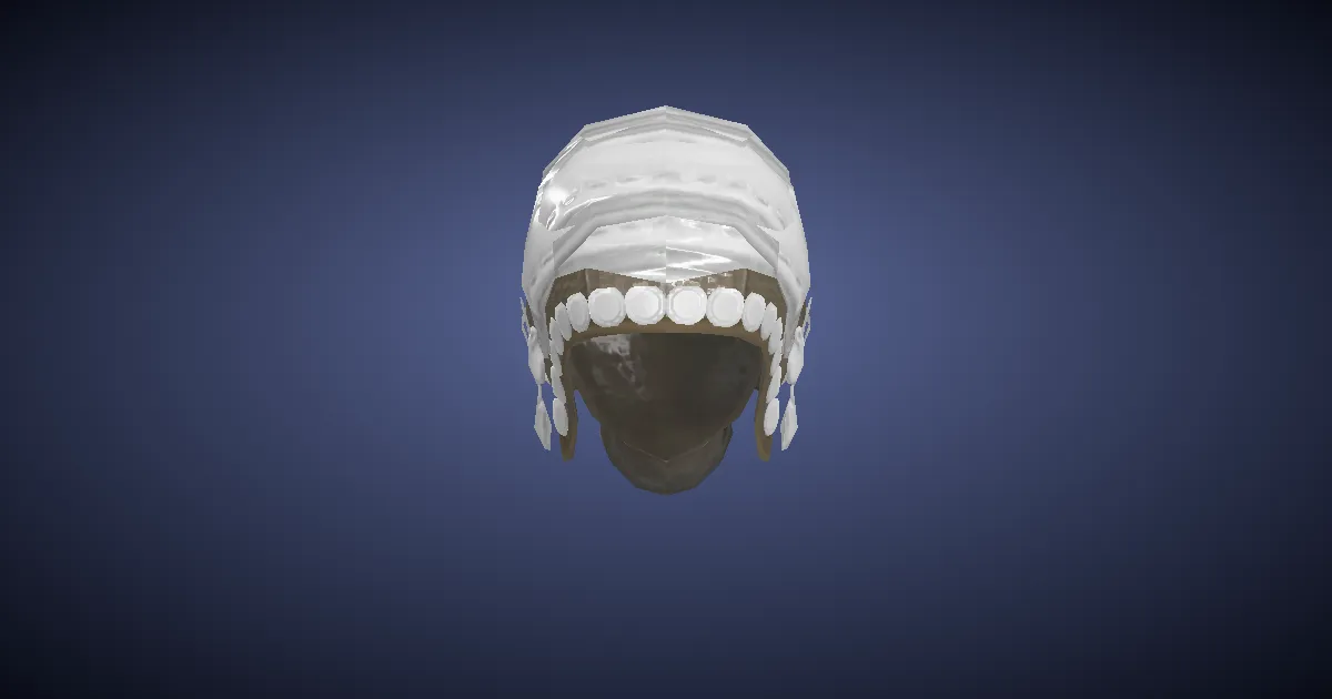 Amateur's Hempen Coif - 3D render