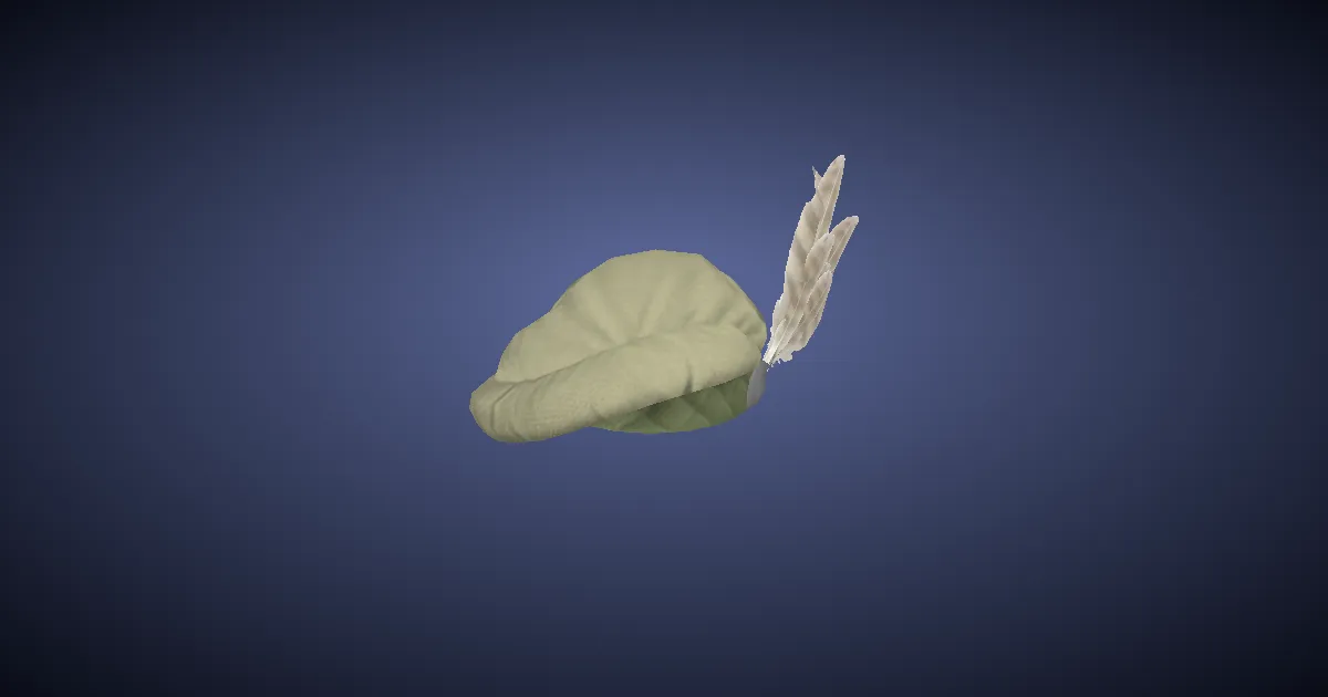 3D-Ansicht von Samtbarett