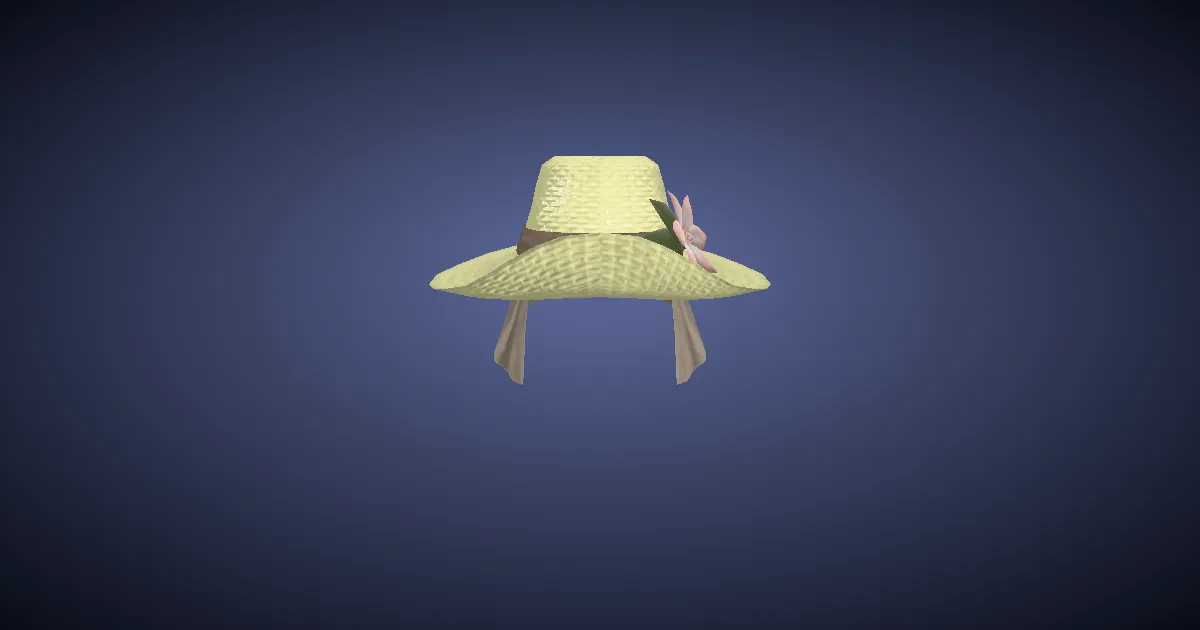 Rendu 3D de Chapeau de pêcheur