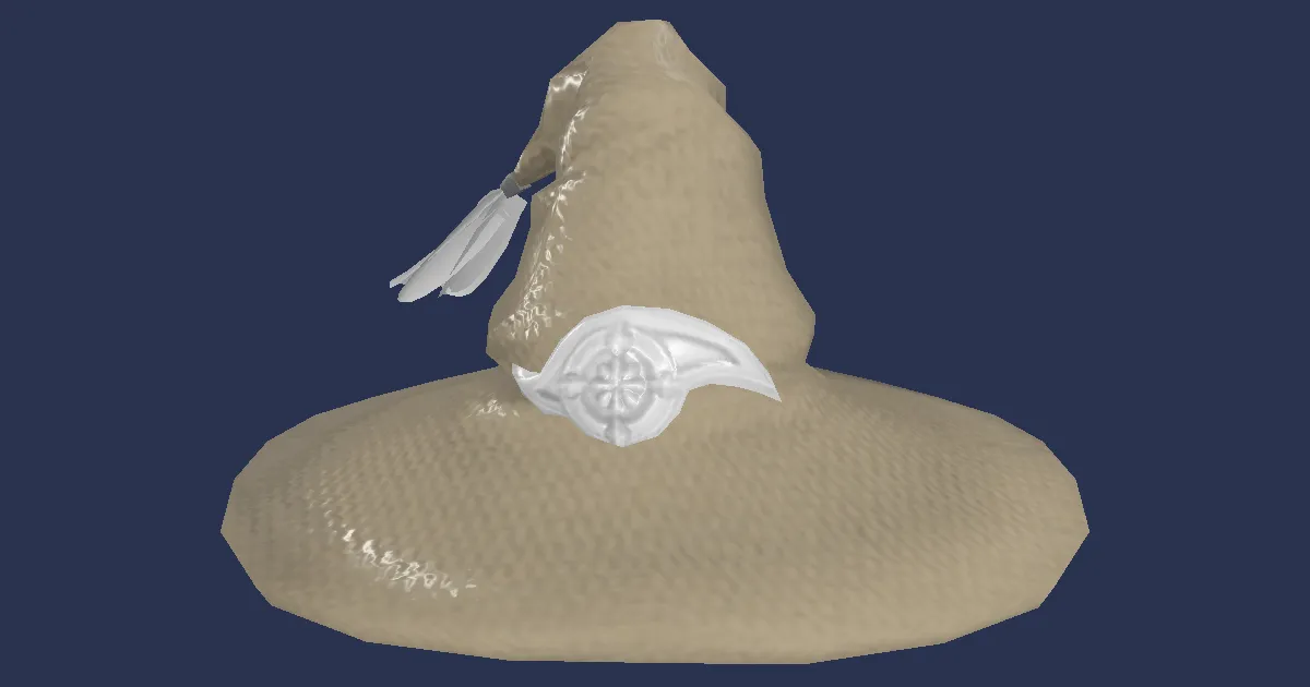 Hempen Hat - 3D render