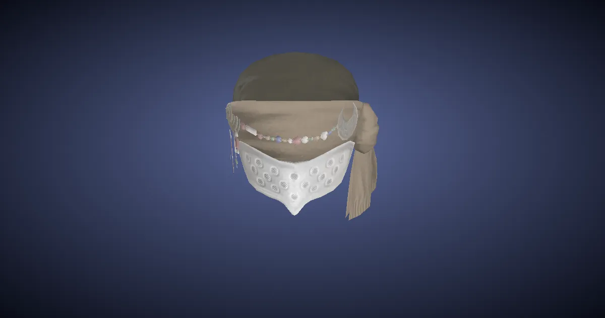 Linen Turban - 3D render