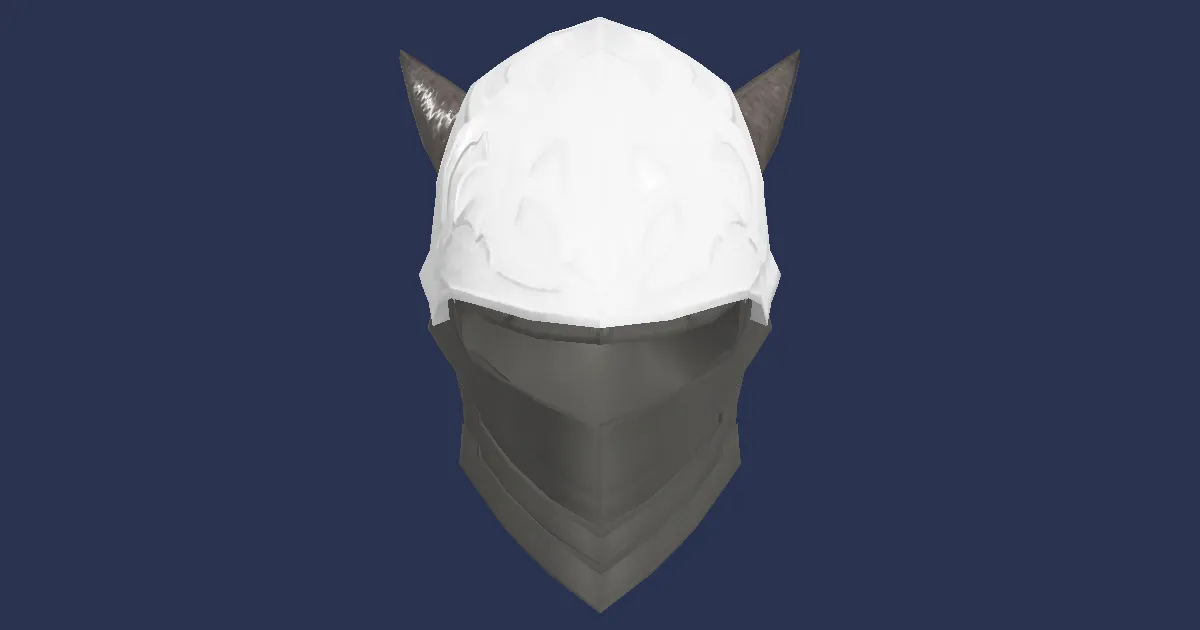 3D-Ansicht von Elmo-Stahlhelm