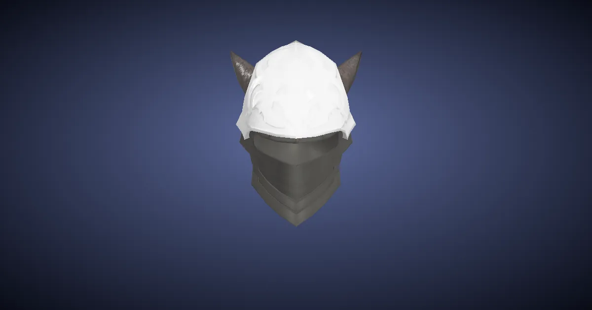 3D-Ansicht von Elmo-Stahlhelm
