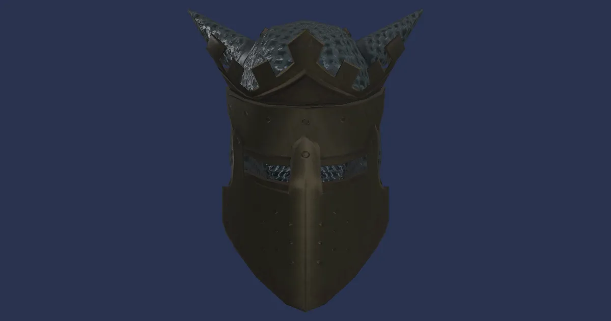 Mythril Chain Coif - 3D render