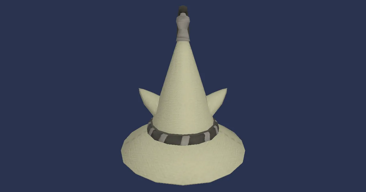 Rendu 3D de Casque pain de sucre en veloutine