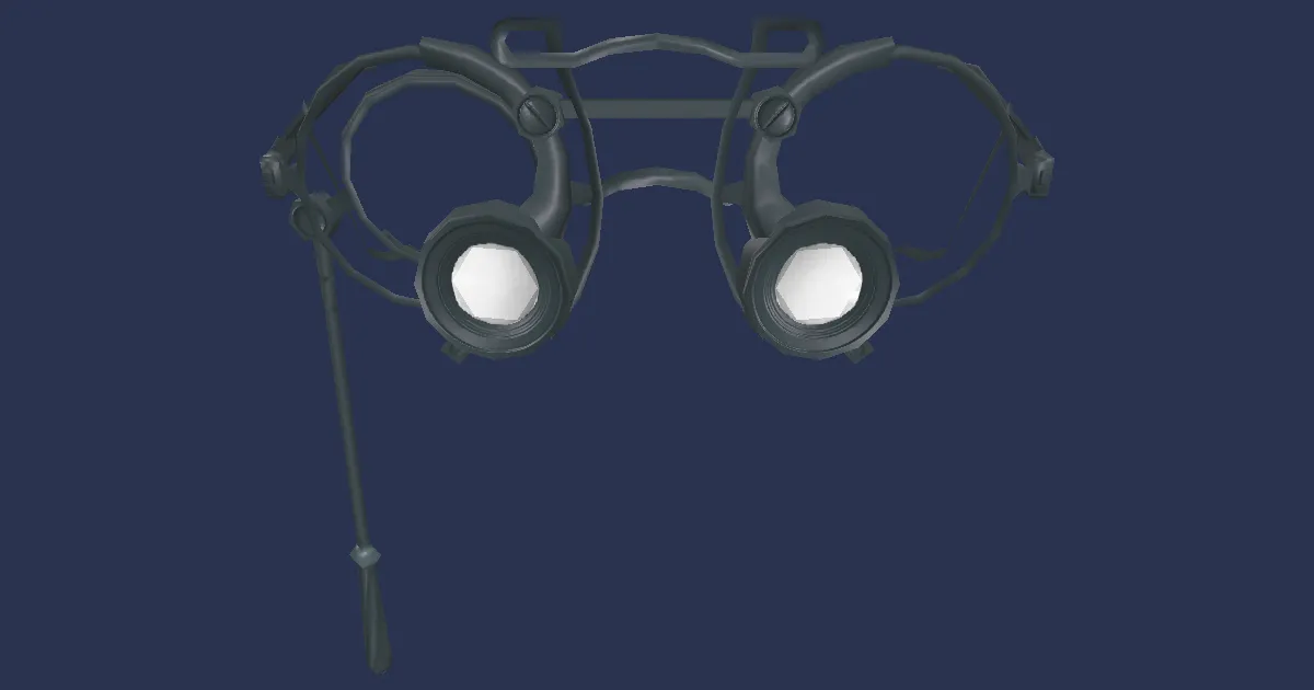 Rendu 3D de Lunettes en mithril