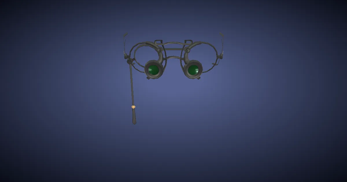 Silver Magnifiers - 3D render