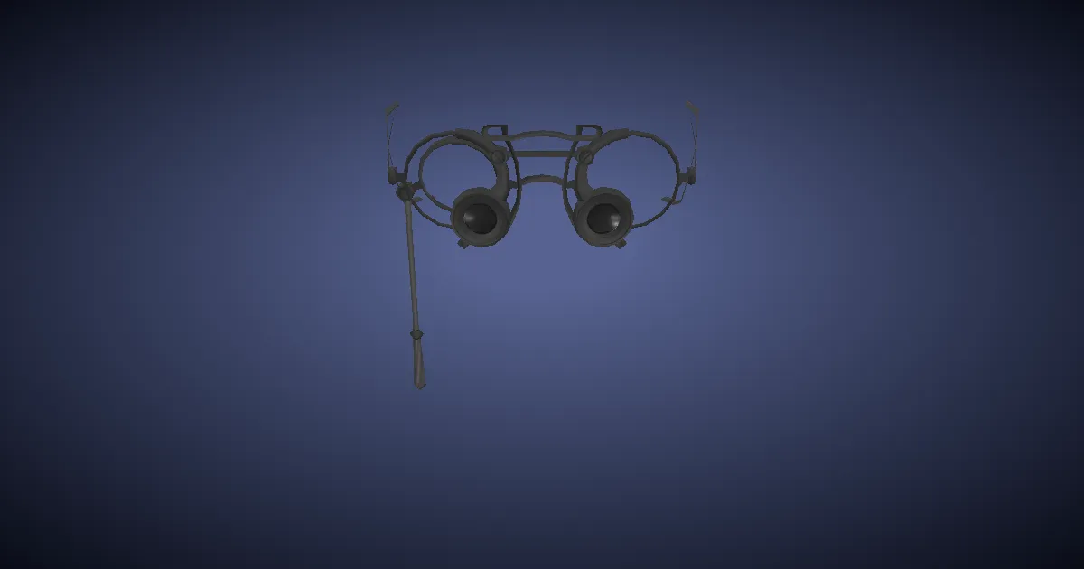 Hardsilver Magnifiers of Casting - 3D render