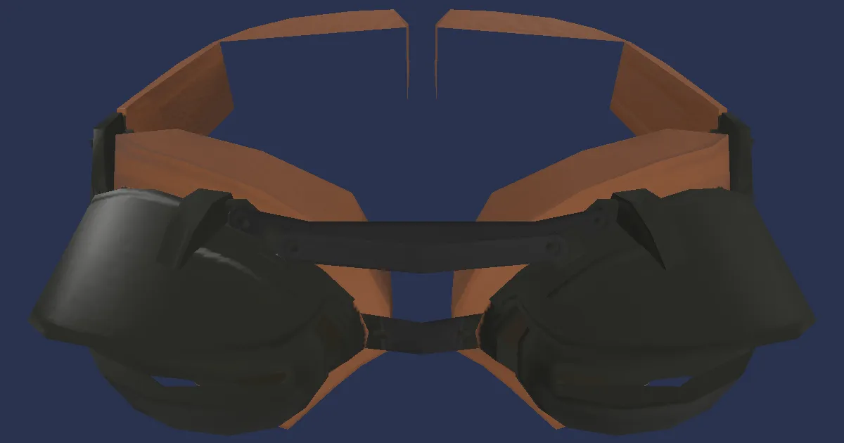 Mythrite Goggles of Gathering - 3D render