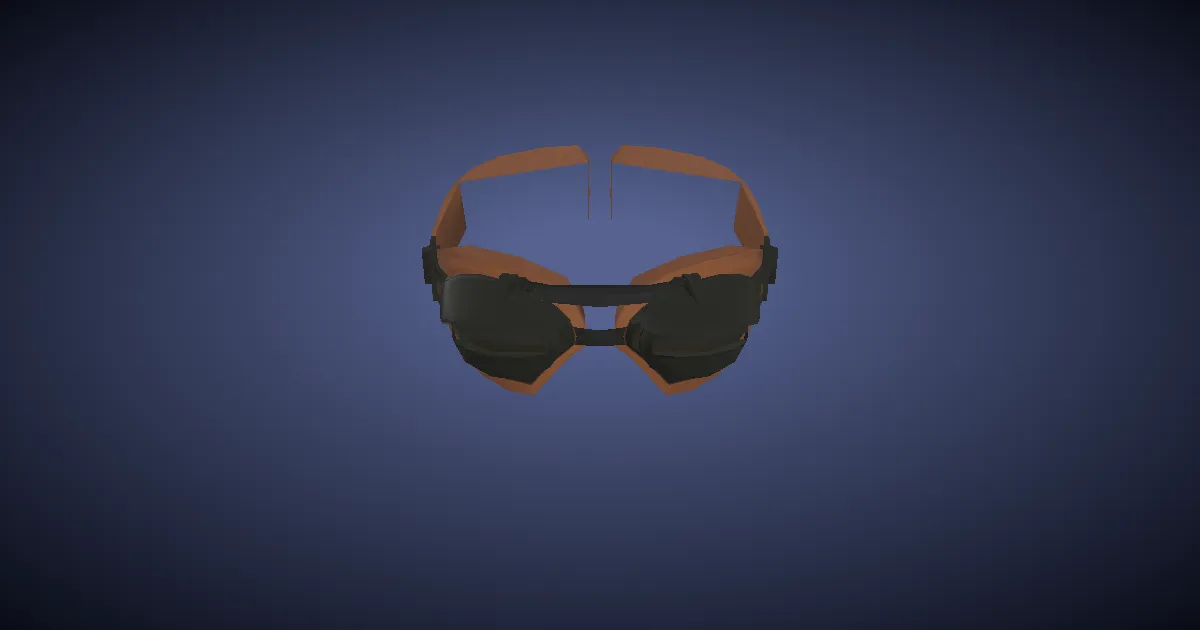 Mythrite Goggles of Gathering - 3D render