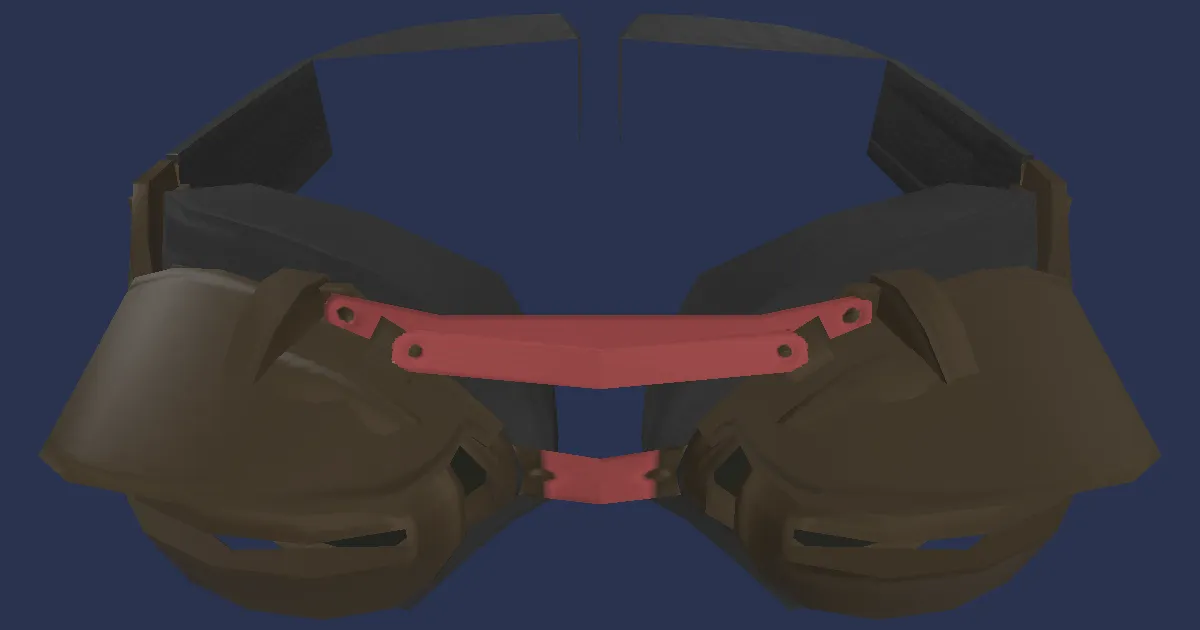 Mythrite Goggles of Crafting - 3D render