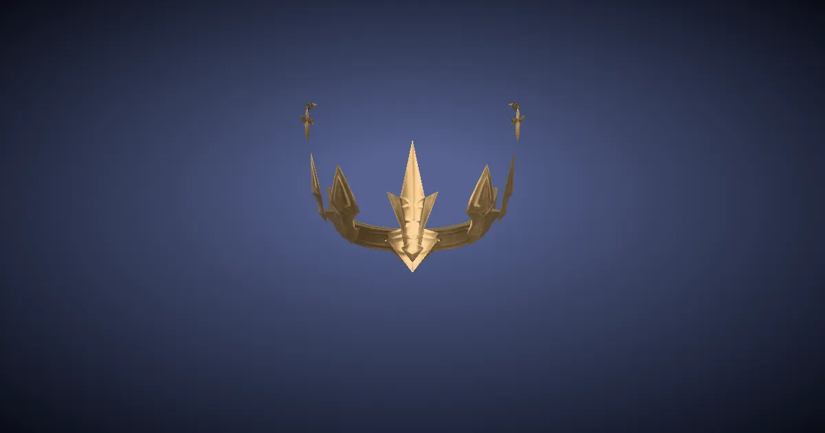 Rendu 3D de Couronnette du preux