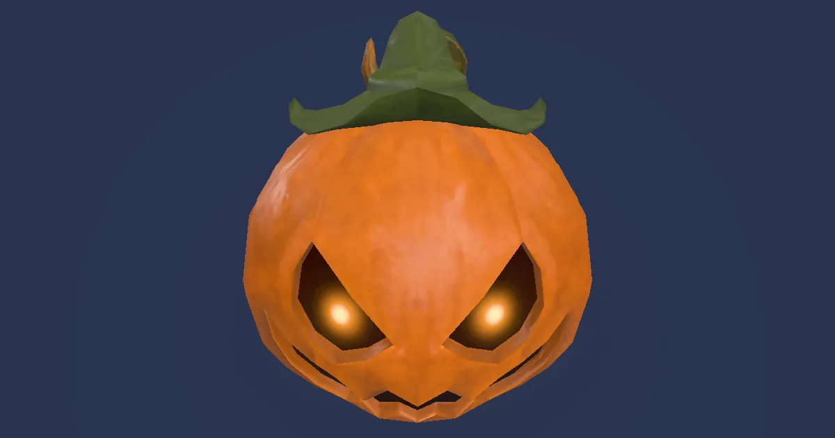 Ripened Pumpkin Head - 3D render