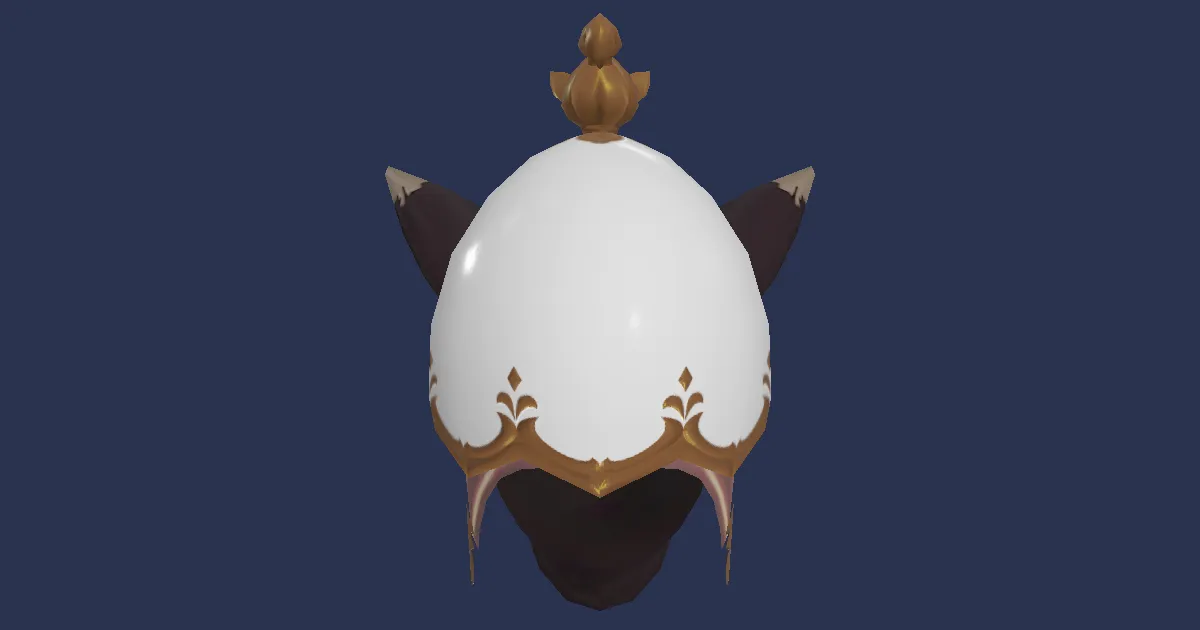 Pristine Egg Cap - 3D render