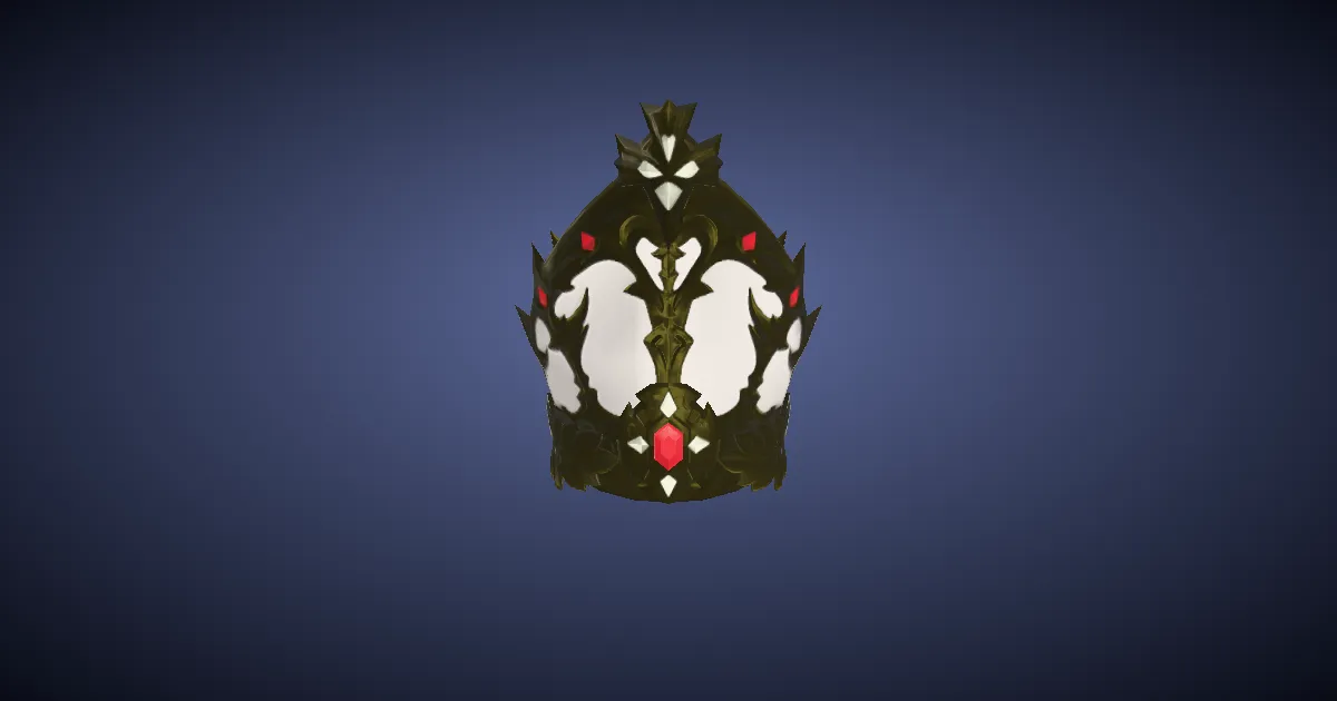 Rendu 3D de Couronne de partisan