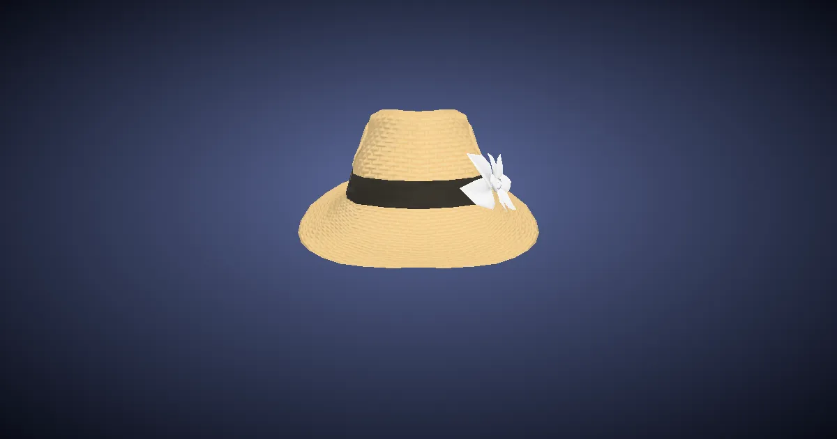 Forager's Hat - 3D render
