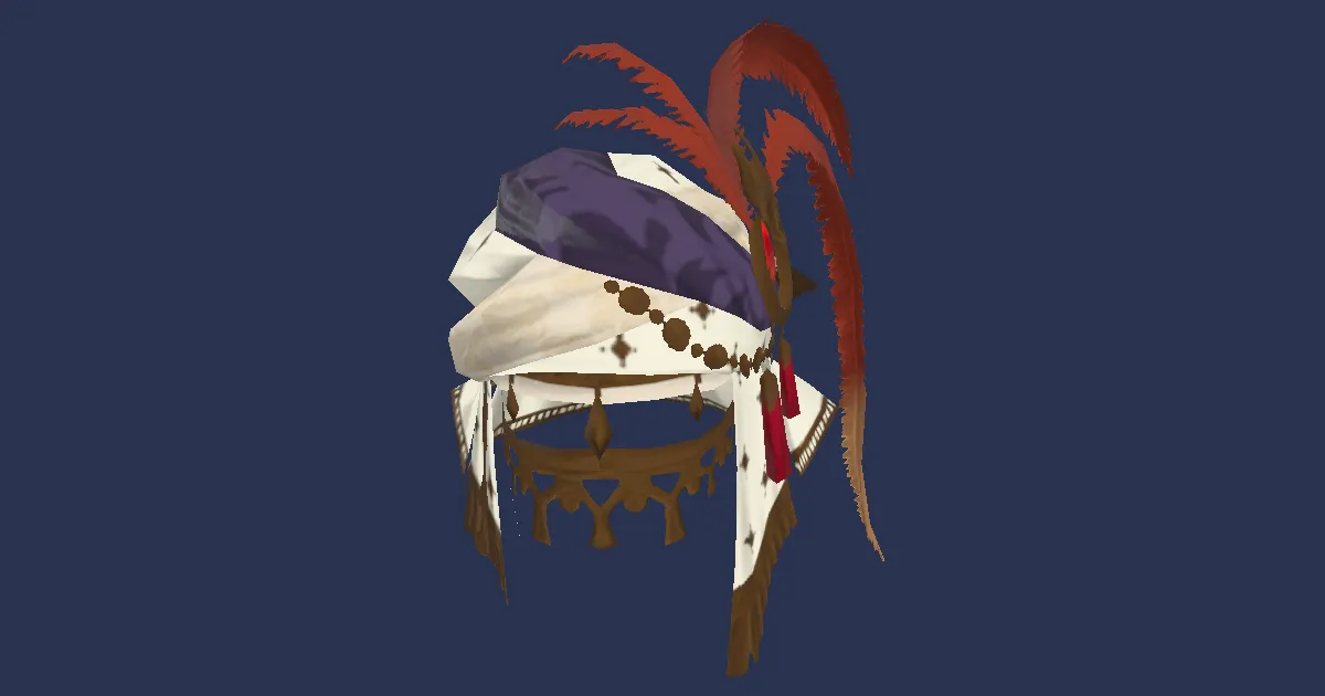 Rendu 3D de Turban des créations en serge