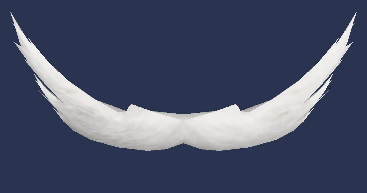 False Mustache - 3D render