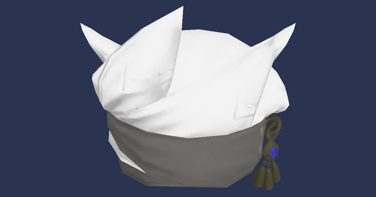Ramie Turban of Crafting - 3D render