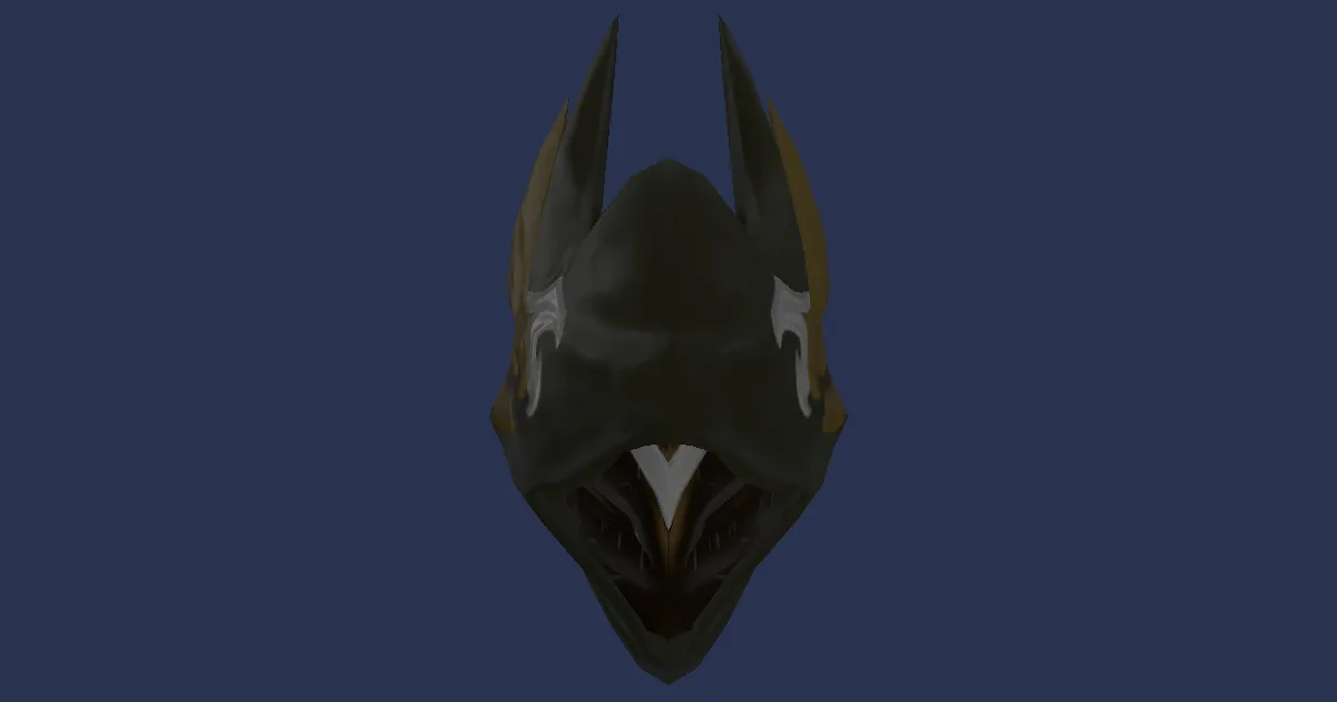 Scarlet Moko Hood of the White Griffin - 3D render