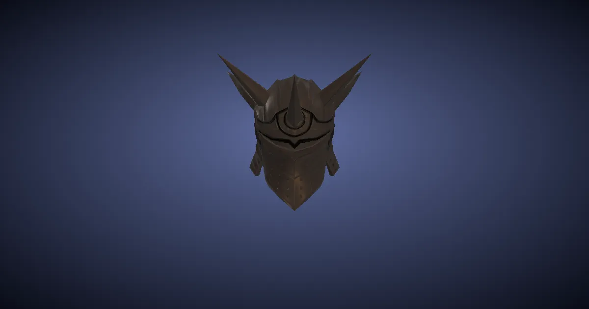 High Steel Barbut of Fending - 3D render