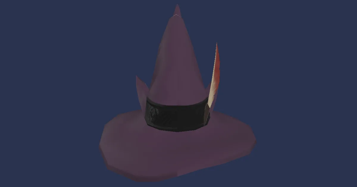 Ruby Cotton Hat of Casting - 3D render